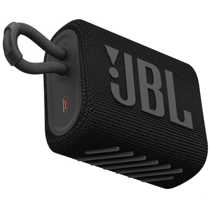 CAIXA DE SOM JBL GO3 4W BLUETOOTH PROVA D´ÁGUA PRETA