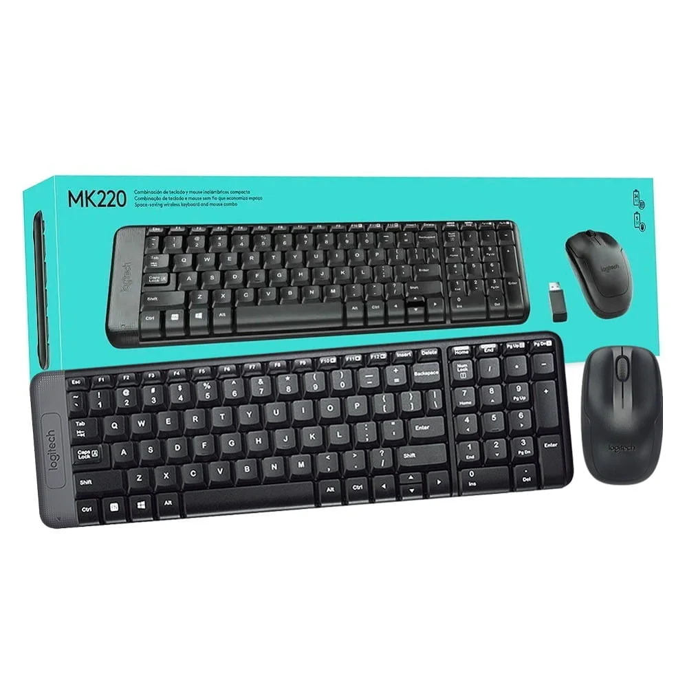 Teclado e Mouse Logitech MK220